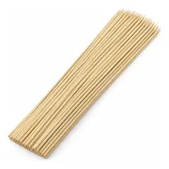 GENERICO - Palos de Bambú para Anticuchos 40 cm Pack 40 Unidades
