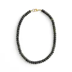 AMBAR JOYERIA - Collar Green Beads Piedras Verdes Collar Boho Moderno