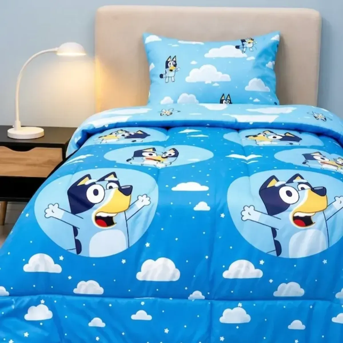 BLUEY - Plumón Reversible Infantil Bluey 1.5 plazas