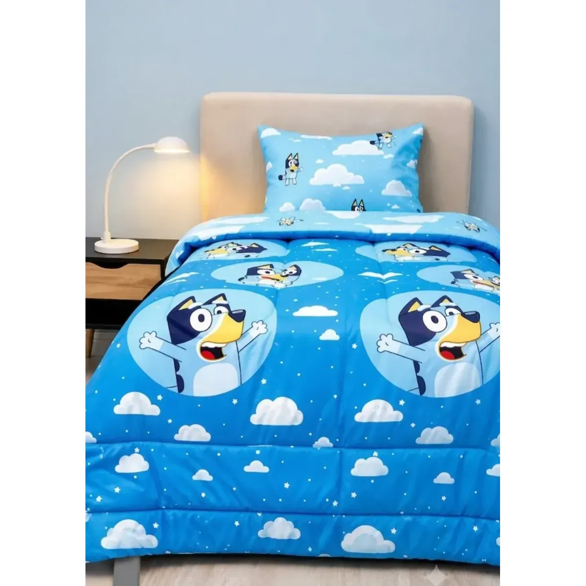 BLUEY - Plumón Reversible Infantil Bluey 1.5 plazas