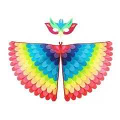 ATURE - Kit De Capa Con Alas De Aves De Fieltro Para Niños Halloween