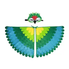 ATURE - Kit De Capa Con Alas De Aves De Fieltro Para Niños Halloween