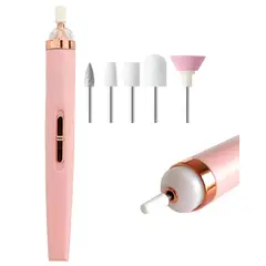 GENERICO - Torno Lima Eléctrica De Uñas Profesional Recargable 5 En 1