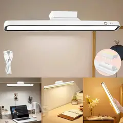 GENERICO - Luces Pared Led Magnética Usb Recargable 3 Colores Regulable Para Dormitorio Lectura Maquillaje