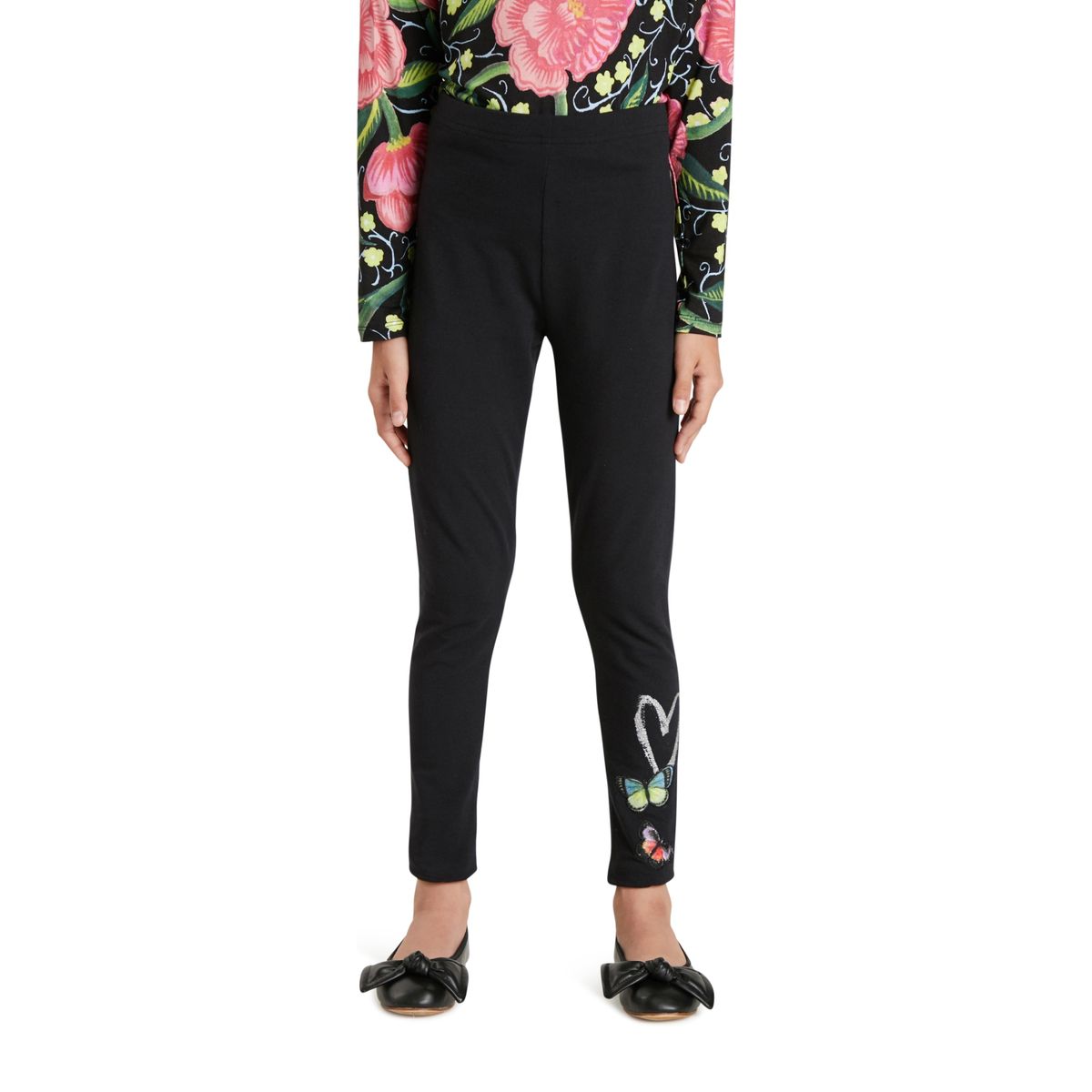 DESIGUAL - Legging Slim Mariposas Niña