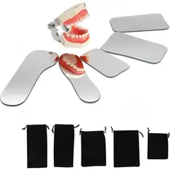 TSKY CHILE SHOPPING - Set 5 Espejos Intraorales Dentales Reflector De Ortodoncia Odontología Profesional X5 U