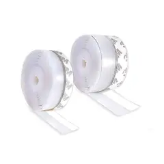 GENERICO - Sello Silicona Aislante Térmico Puertas Ventanas Kit 2 Rollos