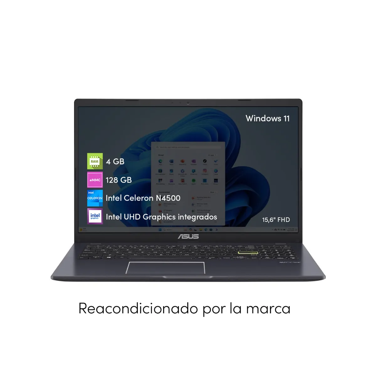 ASUS - Notebook Asus Vivobook Go Celeron 4GB 128GB 15.6 FHD W11
