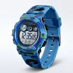 SKMEI - Reloj Niños Sumergible Luz Alarma Cronometro