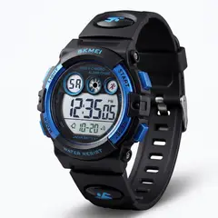 SKMEI - Reloj Niños Sumergible Luz Alarma Cronometro