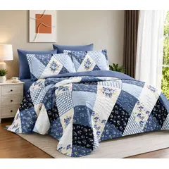 GENERICO - Cubrecama - Cobertor Quilts de Verano 2 plazas