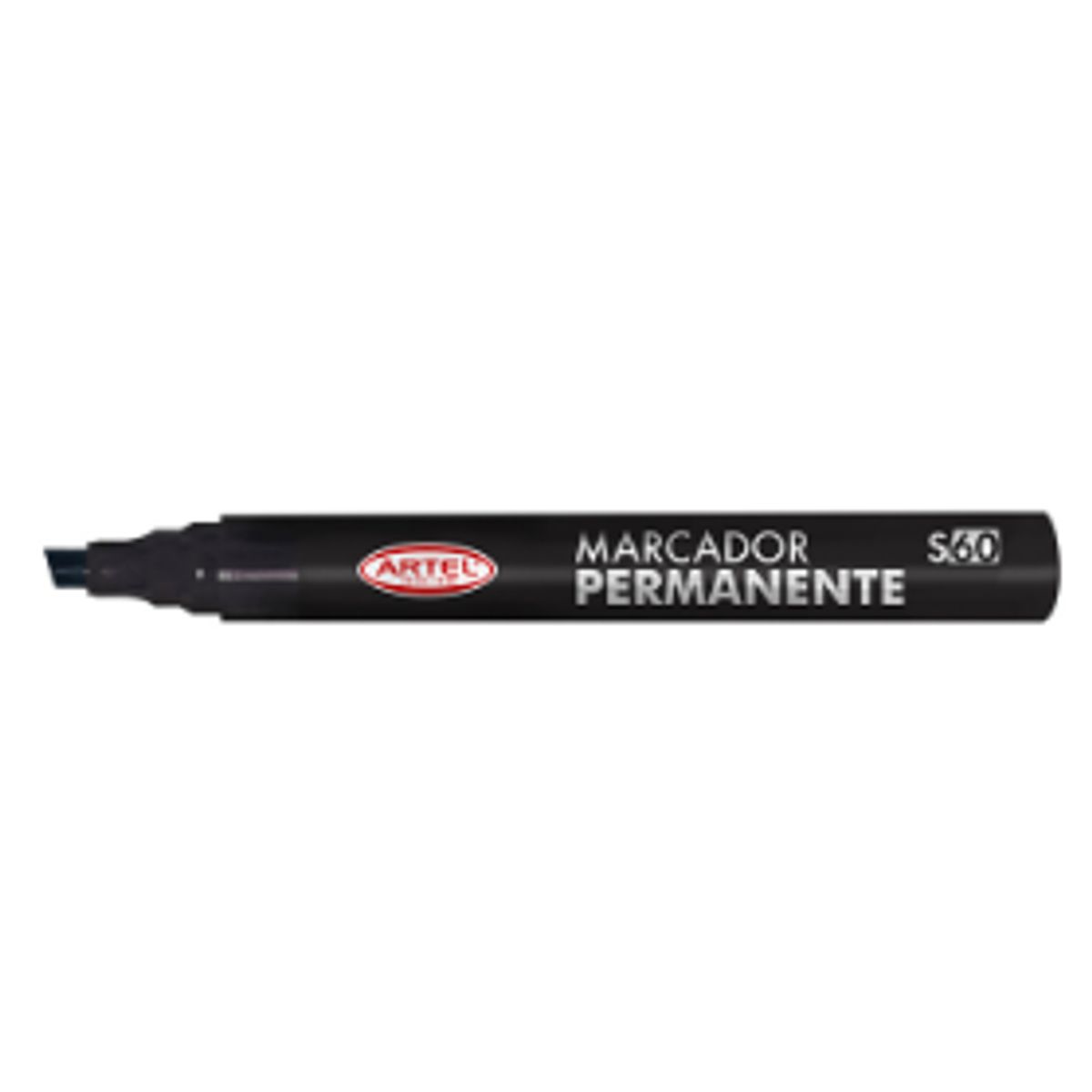ARTEL - Marcador Permanente plumon S60 Punta Biselada Negro ARTEL