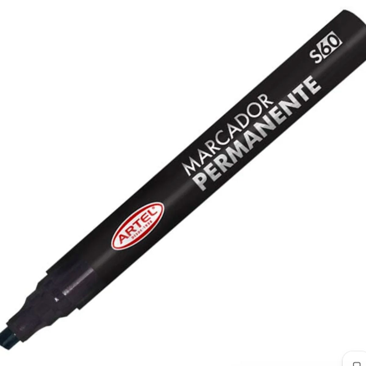 ARTEL - Marcador Permanente plumon S60 Punta Biselada Negro ARTEL