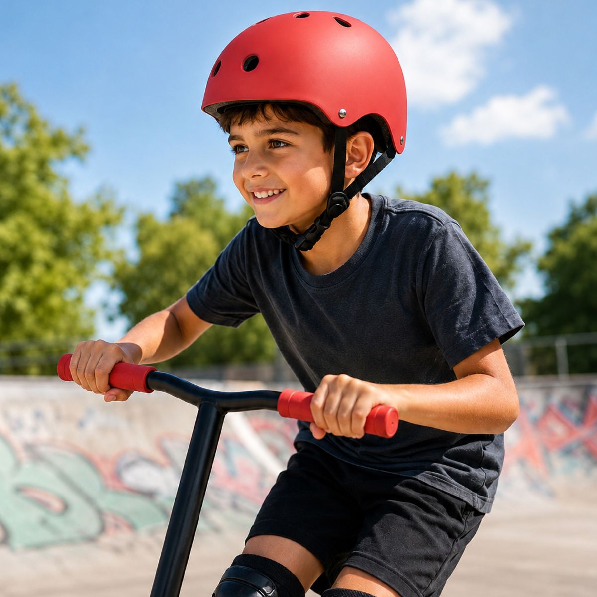 21K SPORTS - Casco Infantil Para Bicicleta Skate Scooter Ciclismo Ajustable