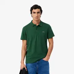 LACOSTE - Polera Hombre De Corte Regular De Algodón Verde