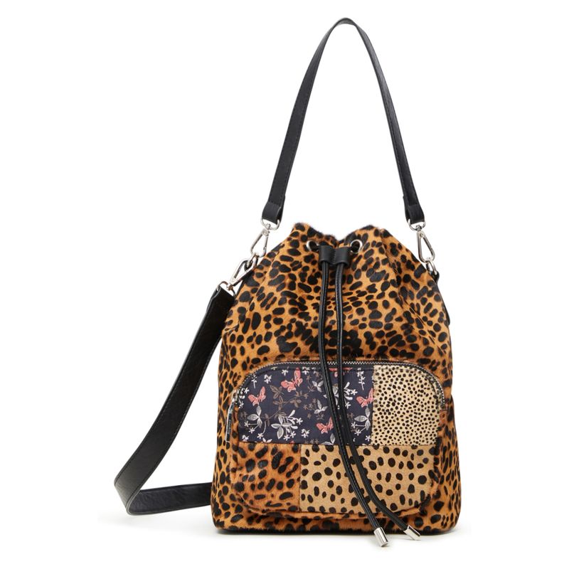 DESIGUAL - Bolso Saco Animal Print