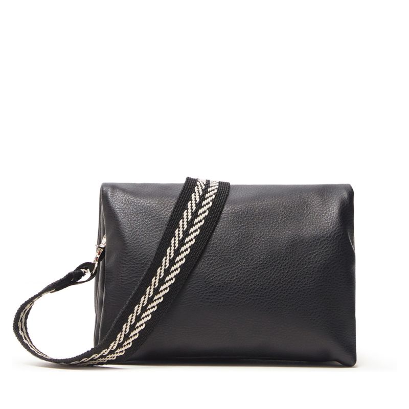 DESIGUAL - Bolso Bandolera Efecto Piel Llaveros