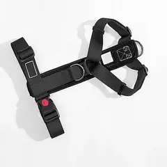 GENERICO - Arnés para Perros Anti tirones - 3,5 a 7 kilos - Tipo H Negro XS