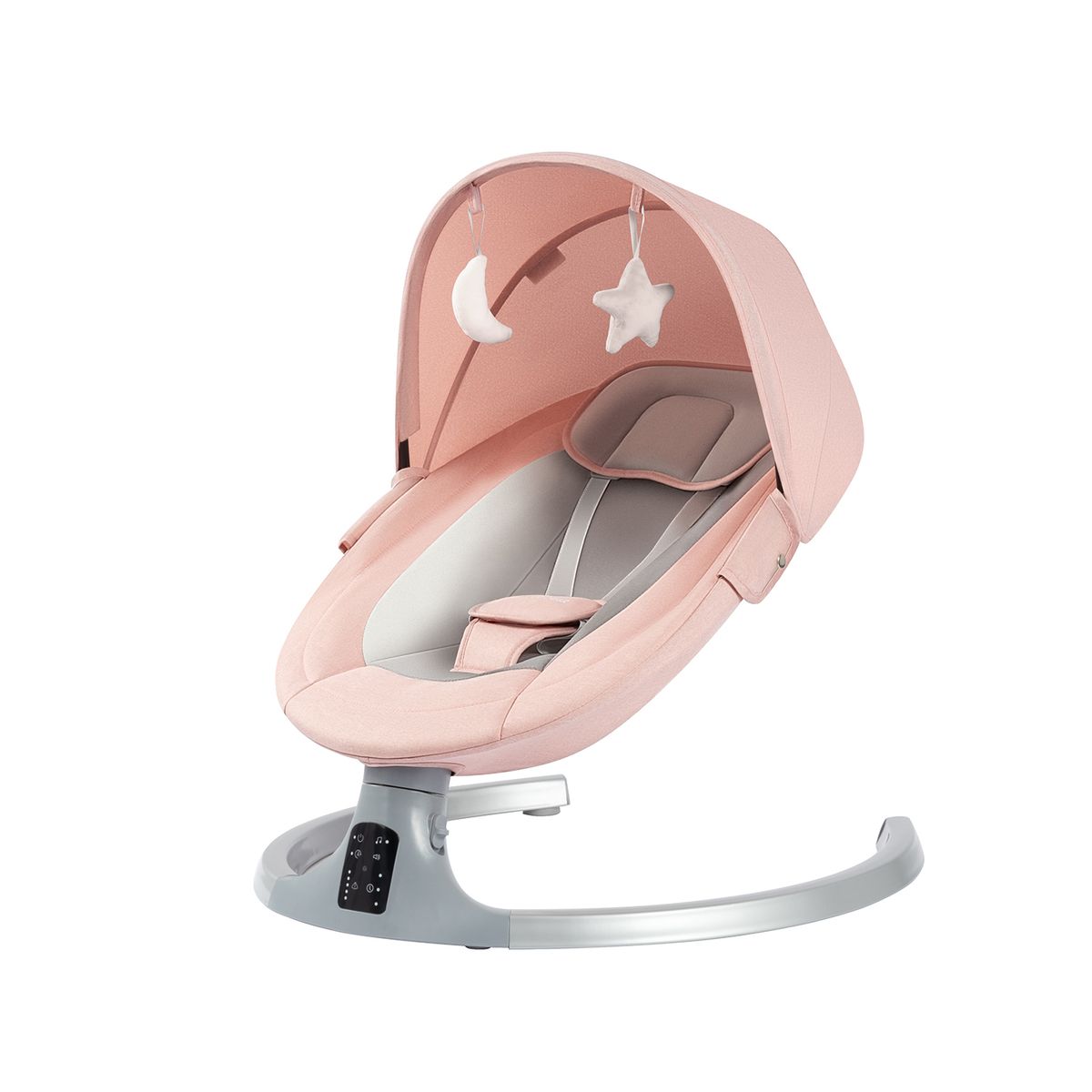 BEBESIT - Silla Nido Bouncer Babyswing Smart Rosado