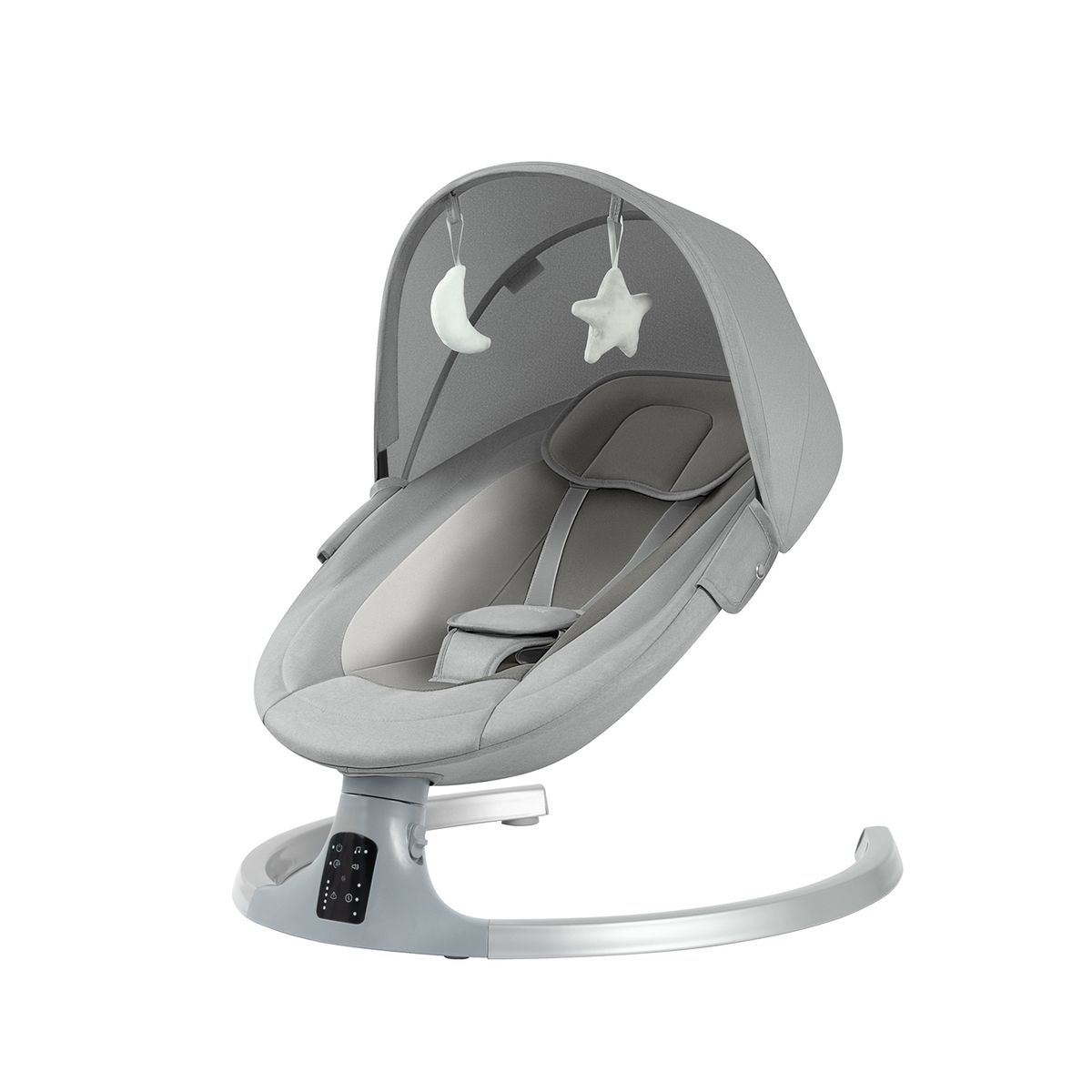 BEBESIT - Silla Nido Bouncer Babyswing Smart Gris