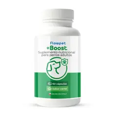 FLOWPET - Vitaminas para Perros Multivitamínico y Minerales Esenciales Boost X60 Cápsulas