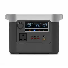 GENERICO - Estación de Energía Portátil Recargable con Pantalla Digital, Salidas AC, USB y Carga para Dispositi