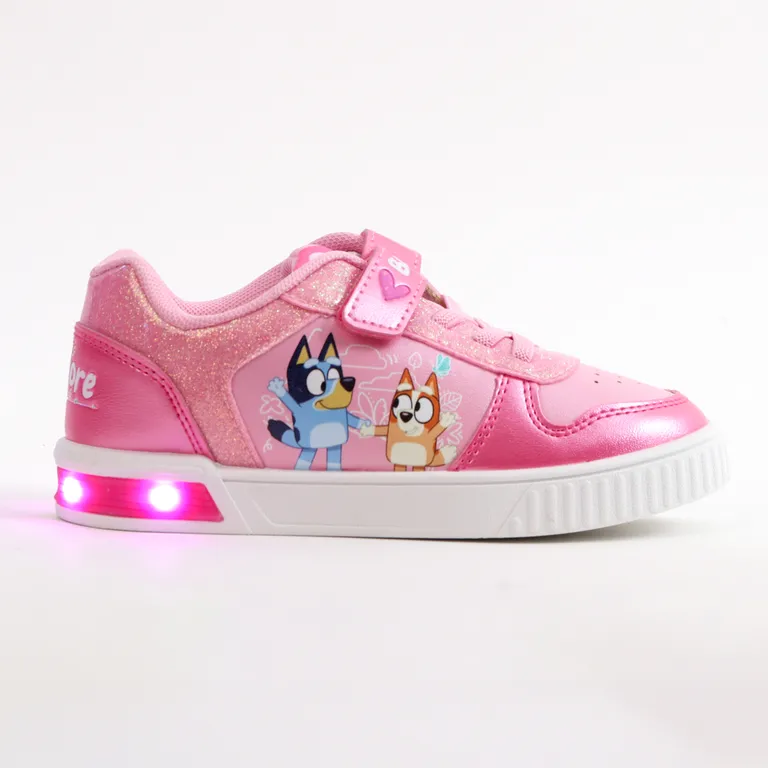 Zapatilla Luces Niña Bingo & Diseño Rosado
