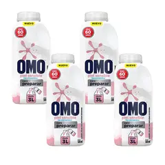 OMO - Detergente Piel Sensible Diluir 500 ml - 4 Unidades