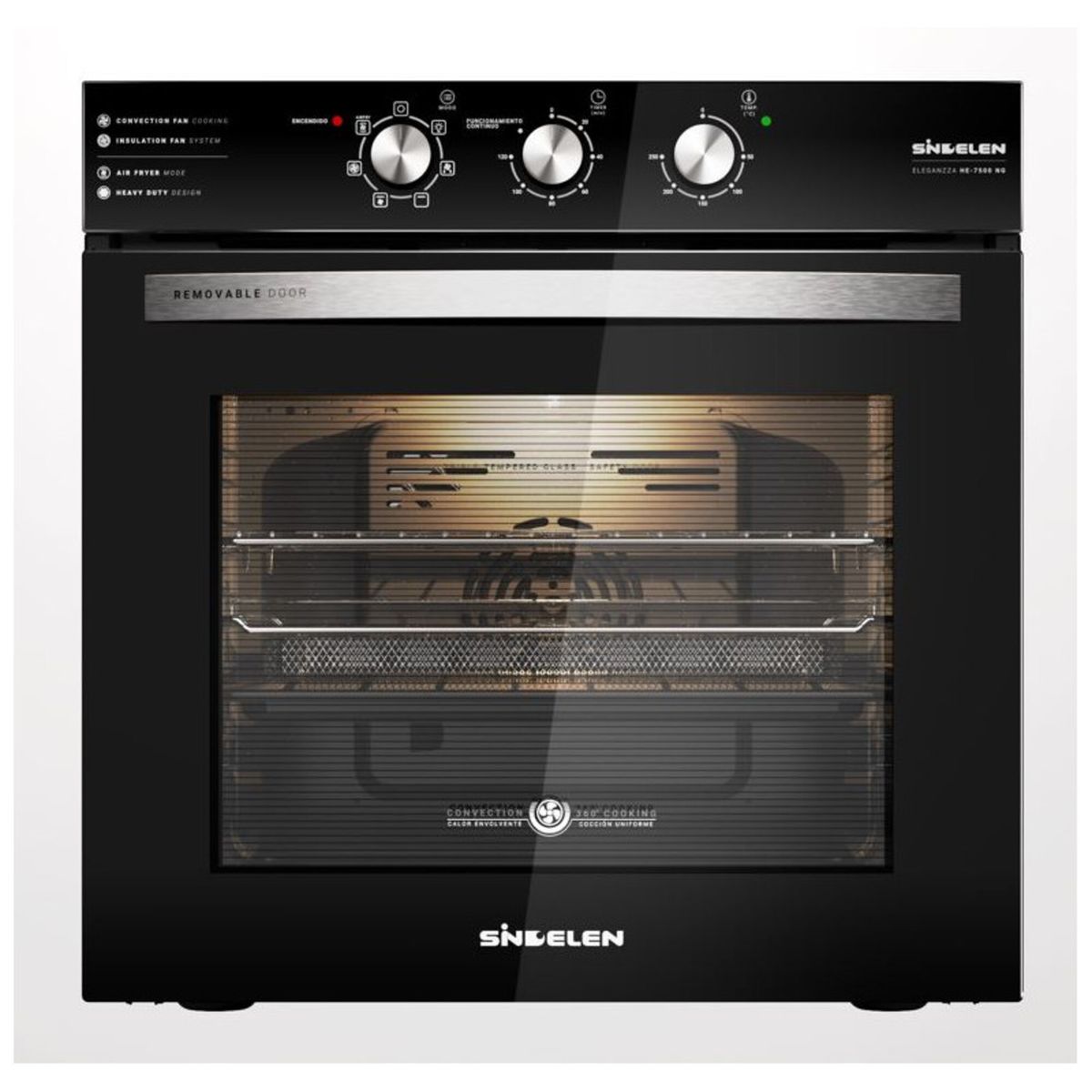 HORNO EMPOTRABLE SINDELEN 73LTS HE-7500NG, marca SINDELEN - Foto Principal