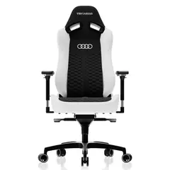 VERTAGEAR - Silla Gamer Ergonómica Profesional SL5800 Audi RS Blanco/Negro – Ergonomía Premium y Mater