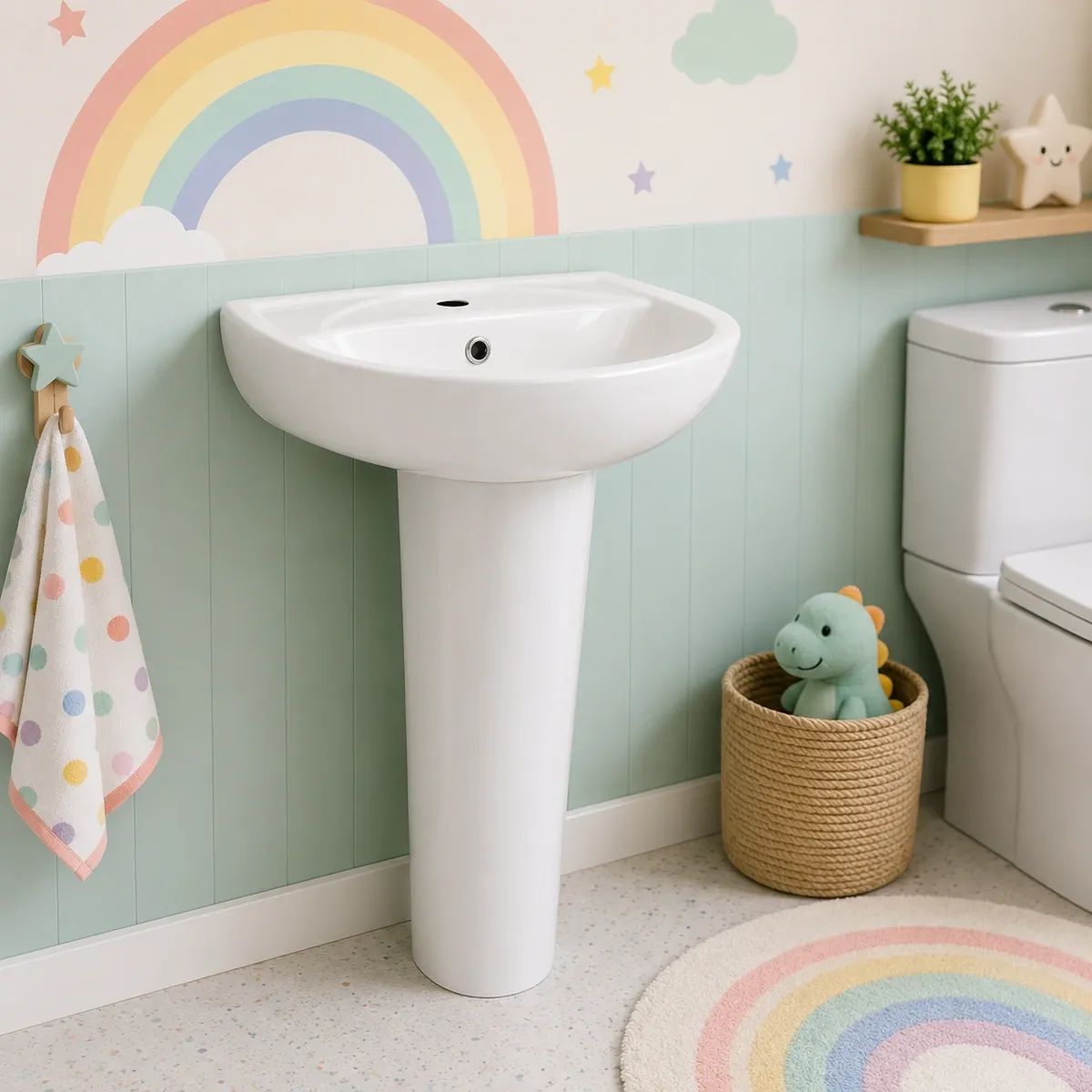 WASSER - Lavamanos Magnet Kinder sin Pedestal Wasser