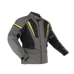 RICHA - Chaqueta para moto Sahara impermeable Gris /amarillo