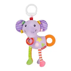 PUMUCKI - Juguete colgante con mordedor para bebé forma de elefante