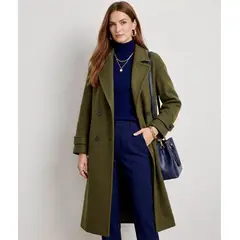 VELVET - Abrigo Largo Azul Andorra Mujer Otoño Invierno