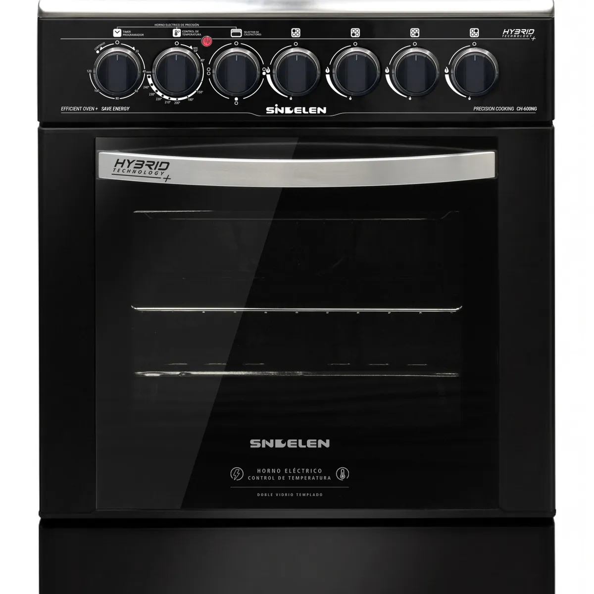 SINDELEN - COCINA GAS HIBRIDA 4 PLATOS SINDELEN CH-600NG