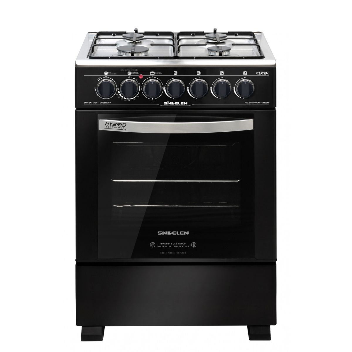 SINDELEN - COCINA GAS HIBRIDA 4 PLATOS SINDELEN CH-600NG