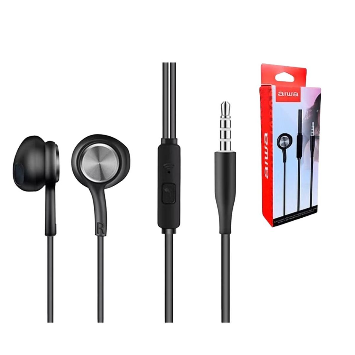 AIWA - Audífono con micrófono incorporado Aiwa i10 - Conexión 3.5mm