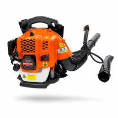 WULKAN OGNIA - Soplador De Hojas A Gasolina Con Mochila 42.7cc 2t 2.7hp 7000 Rpm Wulkan Naranja