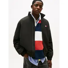 TOMMY HILFIGER - Chaqueta Essential Con Logo Negro Tommy Jeans