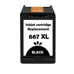 GENERICO - Tinta Alternativa Para 667xl negro Formato Blister 21ml