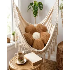 MYLHOGAR - Cojin Decorativo Forma de Flor Suave Peluche para Sillón y Cama