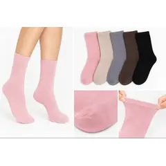 PESAIL - 12 Pares Calcetines Mujer Sin Costura Aptos Diabéticos