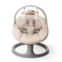 MOMCOZY - Mecedora Eléctrica 2 en 1 Beige