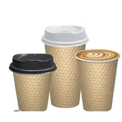 GENERICO - VASOS CAFE PLA 16 OZ CON TAPA PLA 350 UNID