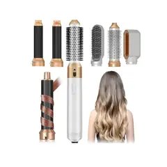 GENERICO - Secador Cabello De Pelo Voluminizador Y Ondulador 5 En 1