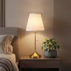GENERICO - Set Decoración Lampara Mesa Minimalista Atemporal Lampara Velador Dormitorio Mesa Noche Decorativa
