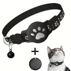 DANWEILE - Collar antipérdida para mascotas - Negro