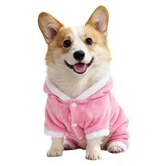DANWEILE - Ropa para mascotas pequeñas y medianas - Cerdo rosa-XXL