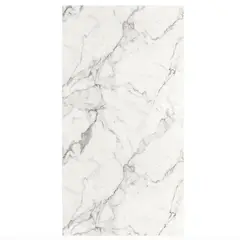 DOER - Plancha PVC estilo mármol, White para pared 122 x 244cm
