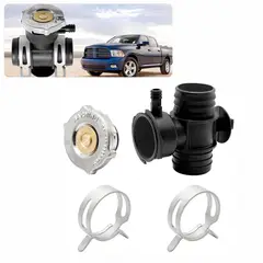 MOONCORE - Tapas De Radiador Y Cuello Compatible Con Jeep Compass 07-17